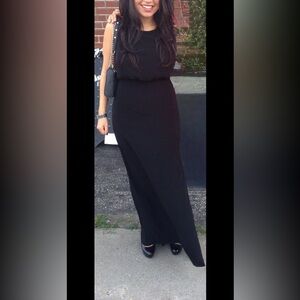 Lush Black Maxi dress